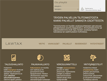 Tablet Screenshot of lawtax.fi